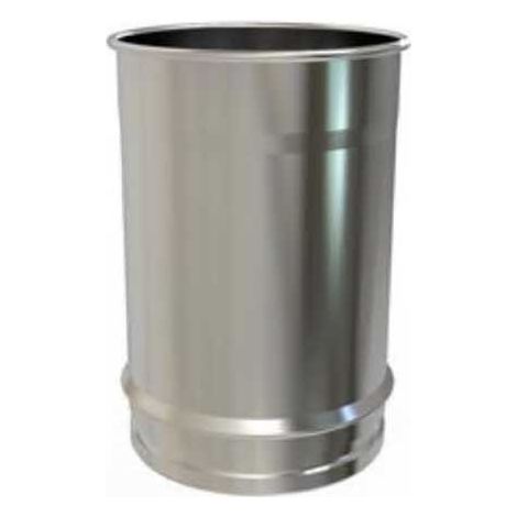 Tubo 0.25 Metros 125 Inox-Simple Convesa