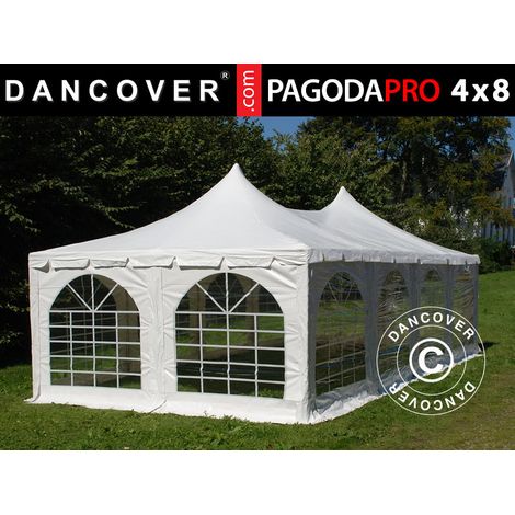 Carpa para fiestas Pagoda PRO 4x8m, PVC - Dancover