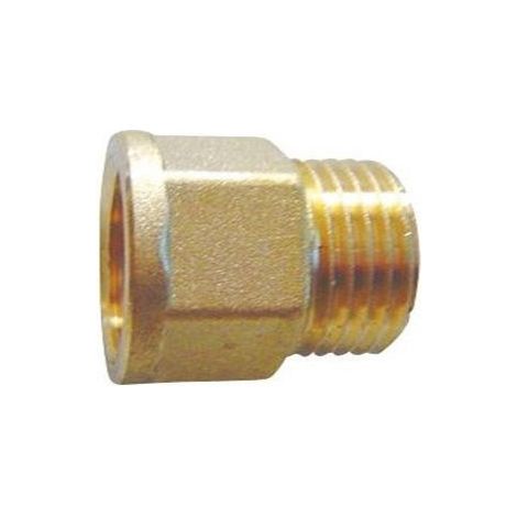 Accesorios de latón hexagonales pulidos de 1/2 x 20 mm tipo "Marsella"