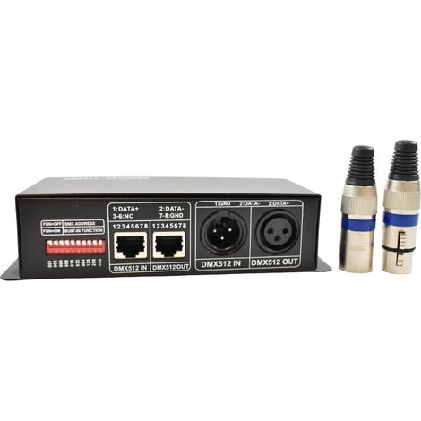Decoder DMX 4 canali - DMX a RGBW