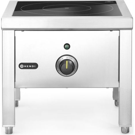 HENDI Hochleistungs-Induktions-Hockerkocher, 400V/5000W, 422x400x(H)366mm (1/4)