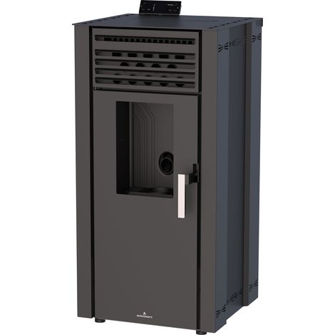 BRONPI - Estufa de Pellet Color Negro Modelo EVA de 13 kW (1/5)