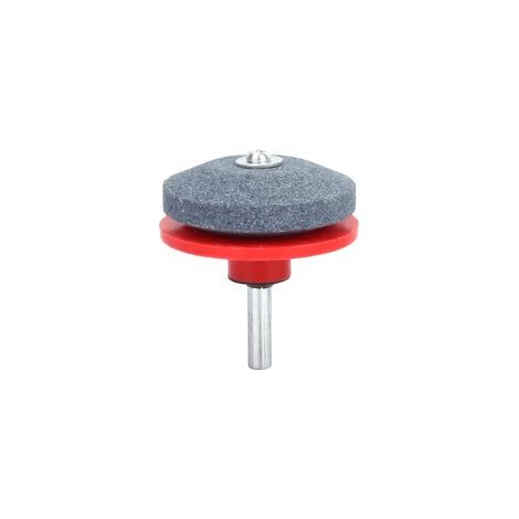 Affûteuse de lames de tondeuse à gazon, outil de meulage pour perceuse électrique (rouge) (1/5)