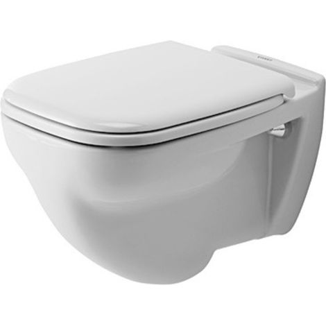 WC suspendu Duravit D-Code, chasse d'eau plate, 355x540x350mm, (1/4)