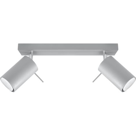 Deckenleuchte Mirax 2 GU10 Grau Lumilo 04.129.50 (1/5)