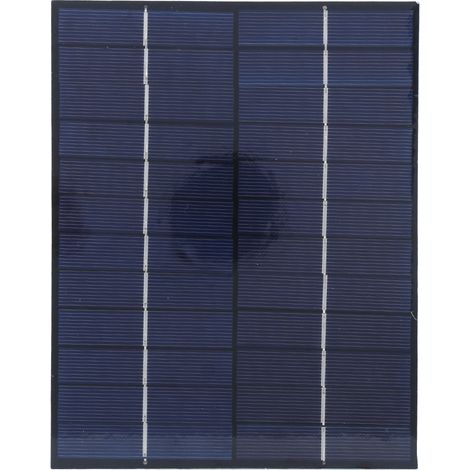 Panneau solaire en silicium polycristallin 5,5 W 12 V avec sortie CC et carte de charge spéciale 5521DC (1/5)