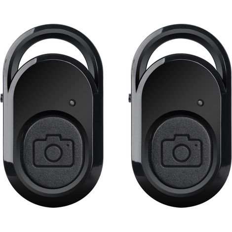 Lot de 2 Déclencheur, Télécommande Bluetooth, Portée 10m, Compact, Smartphone Tablette iOS Android (1/5)