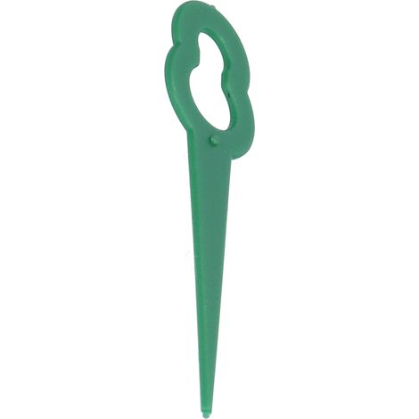 100 Kunststoff-Schneidklingen für Freischneider, Schneidwerkzeuge und Zubehör für manuelle Gartenarbeiten (grün) (1/5)