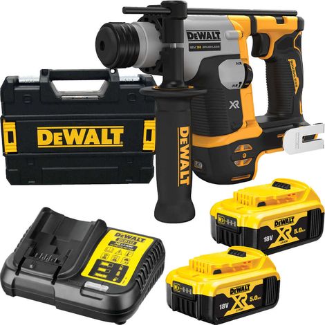DeWALT DCH172P2-GB 18V XR Cordless Brushless Ultra Compact SDS+ Rotary Hammer Drill With 2X5Ah Batts (1/7)