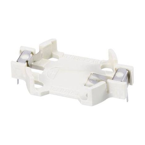 Support de pile bouton CR 2032 Renata 701106 horizontal, montage THT (1/2)