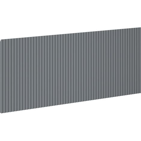 Mexen Rivel frente estriado para el cuerpo del gabinete de baño 90 x 43,5 cm, grafito mate - 91A20-0900-470-1-66 (1/2)