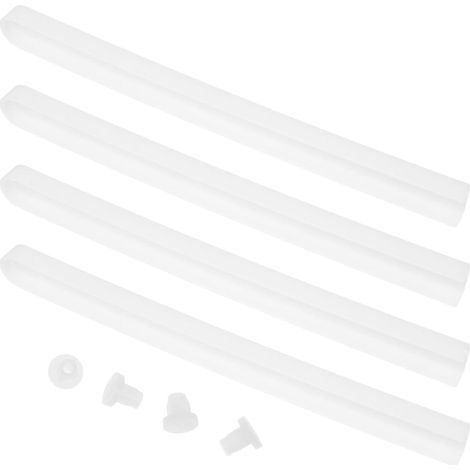4 Pcs Glissières de Tiroir en Plastique 18,5 cm: Glissiere pour Plateau Coulissant de Cabinet Pour Le Tiroir de 17 mm Rainuré - Faciles à Installer Rail de Guidage Pour Meubles d'Armoires (1/5)