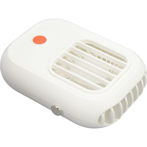 Tragbarer, klingenloser Nackenventilator, USB-aufladbar, für den Innen- und Außenbereich (weiß) (1/5)