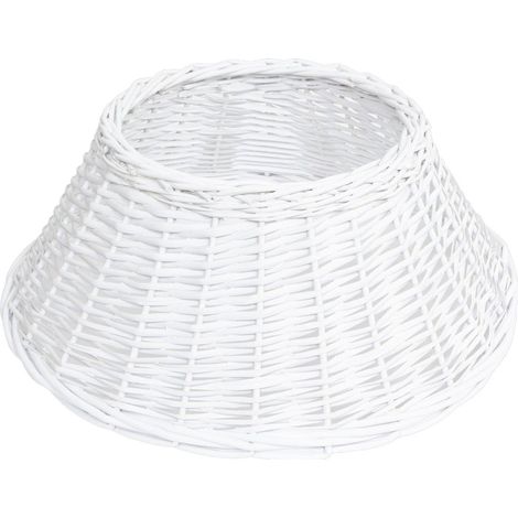 Cache Pied de sapin en Osier Blanc D 56 cm - Feeric Christmas (1/3)