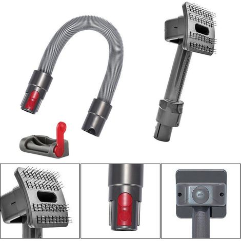 Compatible with Dyson V7, V8, V10 and V11 vacuum cleaners. Includes a brush for removing pet hair (dogs and cats) (brush + hose + switch). (1/5)