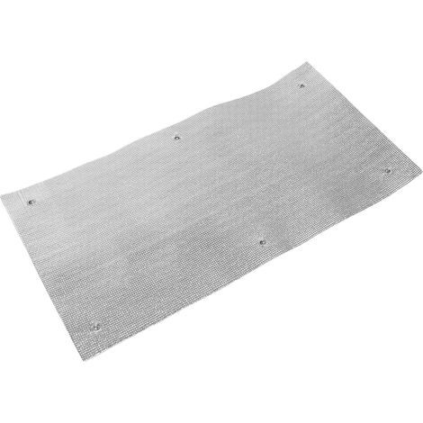 Film Occultant Fenêtre Argenté en Aluminium Xpe 6 Mm avec Ventouses, Isolation Thermique et Économie D'énergie pour Maison et Balcon (1/5)