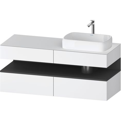 Duravit Collection One Meuble sous-vasque en console, 2 tiroirs,
