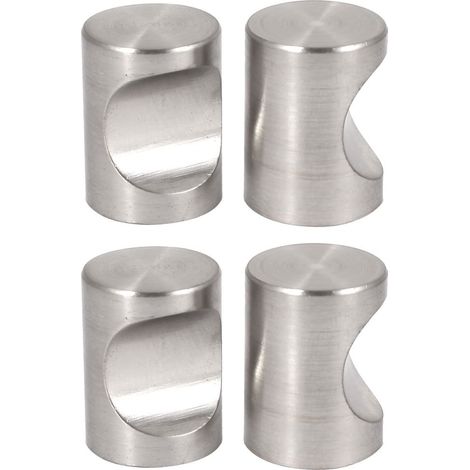 Bouton de Meuble Poignée Porte Commode Porte Cabinet seul trou en alliage de zinc cylindre 4pcs (1/3)