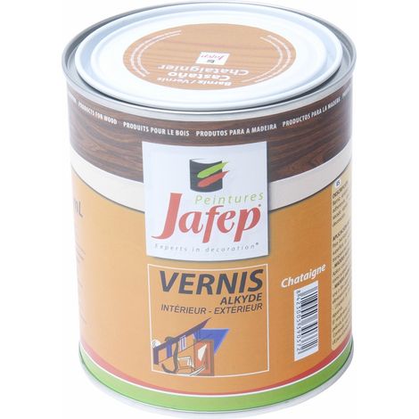 Vernice sintetica castagno lucido Jafep750 ml