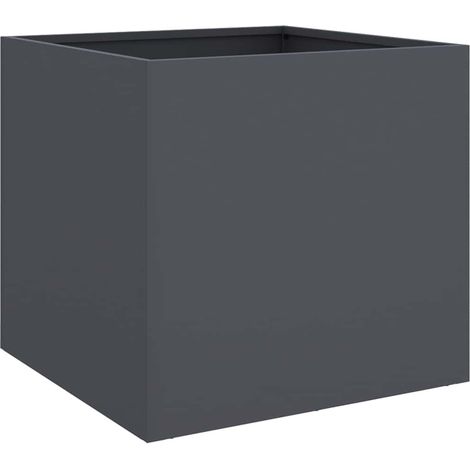 Maison Exclusive - Jardinera acero gris antracita 42x40x39 cm