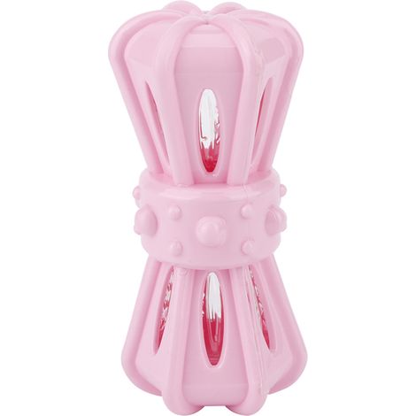 Jouet à mâcher interactif pour chiots en TPR, rose, pour l'entraînement et le broyage des dents. (1/5)