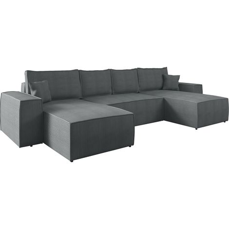 Sofá rinconero Clovis 109, Poso 22, Función de descanso, Almacenaje, 370x174x94cm, 0 (1/5)