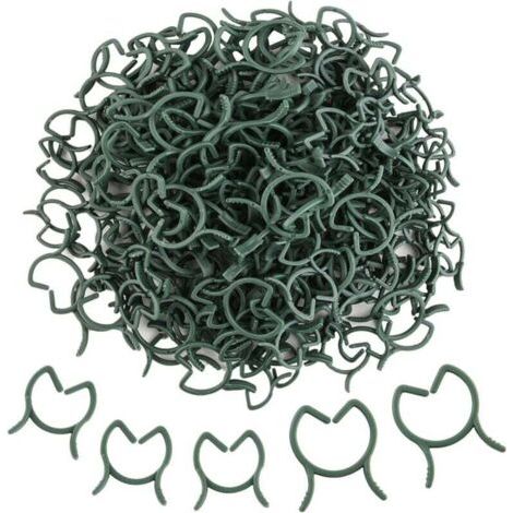 200 Pièces Clips de Support pour Plantes,Attache en Plastique Clips Plante,Clips de Fixation Plantes Grimpantes,Clips de Jardin,pour Fruit,Légume，Tomates-M＋L