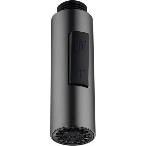 Robinet de cuisine, pommeau de douche, robinet de cuisine, robinet de cuisine pliable, pommeau de douche réglable pour mitigeur de cuisine rétractable universel (B-Noir) (1/5)