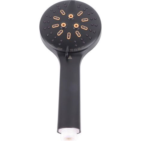 Pommeau de douche noir moderne et simple, pommeau de douche à main pour salle de bain (1/5)