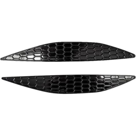 Coppia di coperture per fendinebbia posteriori a nido d'ape per Golf 7 MK7 2014-2018, adesivi per finiture paraurti