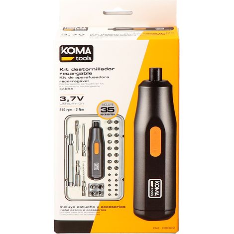 Kit Tournevis Rechargeable 3,7 V Avec 35 Accessoires