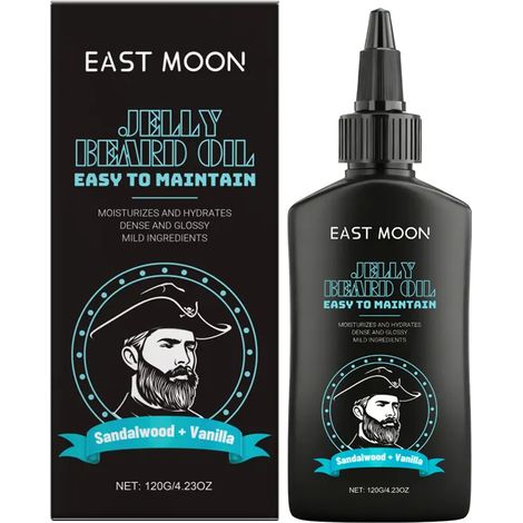 Gel raffermissant pour barbe, texture légère et confortable, soin hydratant pour moustache homme (120g) (1/5)