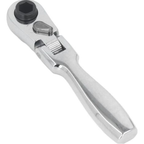 royaluxe-Clé à Cliquet à Tête Mobile, Flexible à 180 Degrés, Bouton de Dégagement Rapide de 1/4 Pouces, clé à Douille pour Mécanique (1/5)