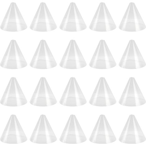 Set di 20 coperture per piante a forma di cono - Campane riutilizzabili in PET, protezione dal gelo e dagli animali domestici (1/5)