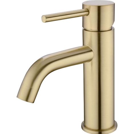 Mitigeur pour lavabo, robinet de baignoire, robinets de lavabo avec tiroir en céramique silencieux, mitigeur avec raccordement eau froide/chaude (1/3)