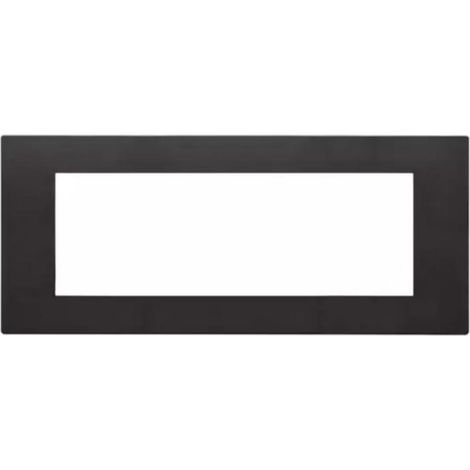 Plaque vimar linea 7 modules noir- 30657.02