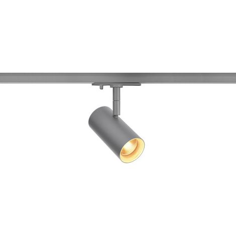 Systèmes rail 1 allumage 230V LED NOBLO® SPOT spot rail 1 allumage rond 2000-3000K 84W Dim to warm 36° gris - SLV 1007354 (1/2)