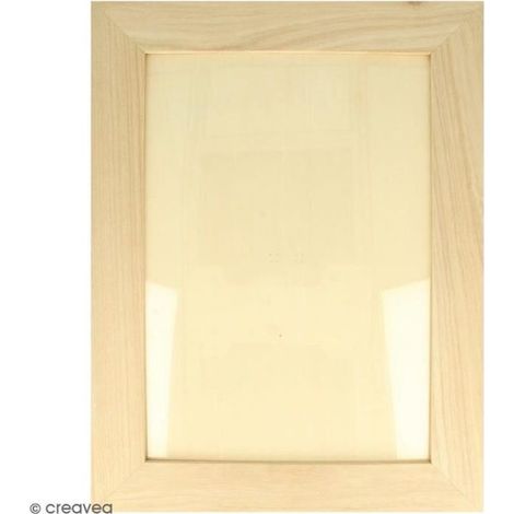 Cadre photo en bois - ARTEMIO - 28 x 36 cm - Rectangulaire - Contemporain - Design (1/2)