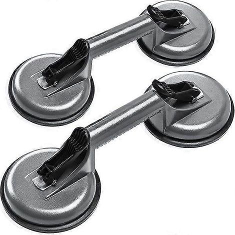 Ventouse de levage en aluminium et caoutchouc de haute qualité - Diamètre 120 mm, capacité de charge horizontale de 100 kg, idéale pour les surfaces lisses ( ) (1/5)