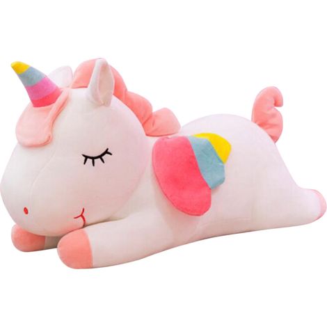 Oreiller de sommeil pour bébé en peluche douce, animal en peluche jouet, cadeau d'anniversaire pour filles enfants (1/5)