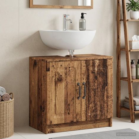 vidaXL Bathroom Sink Cabinet UTRECHT Old Wood 59.5 x 31.5x 56 cm (1/5)