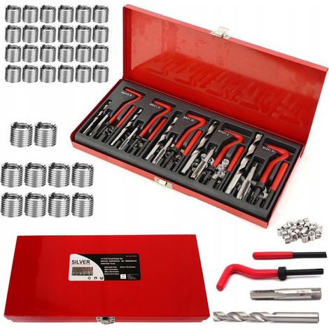 Kit de réparation de filetage, 131 pièces (1/5)