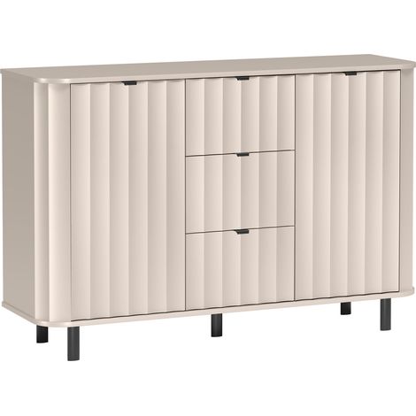 Selsey Novado – Sideboard 2-türig mit drei Schubladen Kaschmirgrau, 137 cm (1/5)