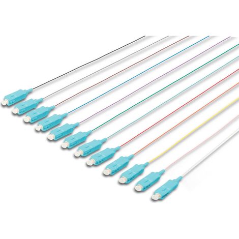 Digitus DK-25221-02/3 Cable de fibra óptica e InfiniBand 2 m Pigtail Multicolor