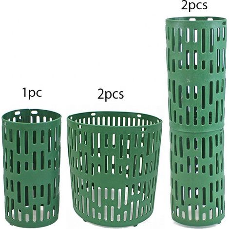 Confezione da 6 protezioni per piante e tronchi d'albero, 22,5 x 34 cm, protezione per alberi da morsi e tagli selvatici, plastica, espandibili, resistenti ai raggi UV con fori