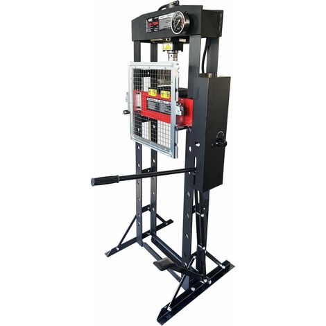 AWTOOLS PRASA HYDRAULICZNA Z MANOM. PROF 30T 55-1035mm / Z PEDAŁEM I OSŁONĄ   BLACK LINE