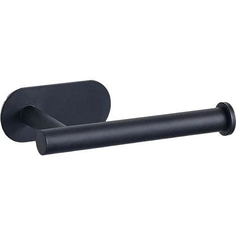 Porte Rouleau De Papier Toilette Adhésif Sans Perçage Inox Brossé, Résistant À La Rouille Pour Salle De Bain (1/5)