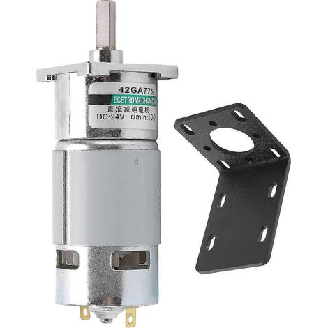 24V Gleichstrom-Getriebemotor XD42GA755, 100 U/min, niedriges Drehmoment, Permanentmagnet, Montagehalterung, CW/CCW-Steuerung, für den Sportbereich. (1/5)