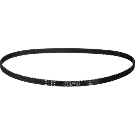 234XL 037 Timing Belt 117 Teeth Black Rubber Toothed Belt, 10mm Width, 5.08mm Pitch, Timing Belt for 3D Printer (1/5)