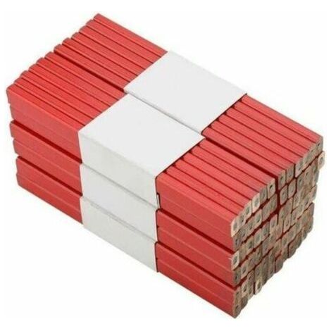 De Charpentier Pour Charpentier Crayons De Lot De 72 Crayons Charpentier Crayon Menuisier 17.51.30.7cm Rouge,900g